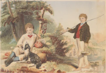 El granjero y el pescador rústico