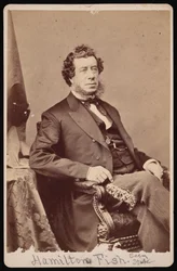 Retrato de Hamilton Fish 1808-1893, antes de 1893