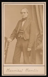 Retrato de Hannibal Hamlin 1809-1891