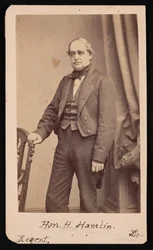 Retrato de Hannibal Hamlin 1809-1891, 1857