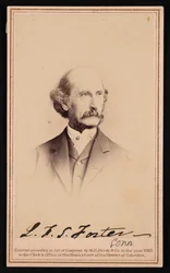 Retrato de LaFayette Sabine Foster 1806-1880, antes de 1869