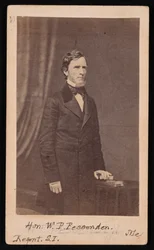 Retrato de William Pitt Fessenden 1806-1869, antes de 1869