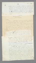 Página 93, Capítulo 5, Parte del diario fonográfico del Dr. Seward describiendo a su paciente, Renfield, del manuscrito original mecanografiado de 