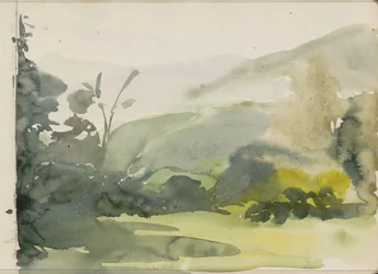 Paisaje con árboles