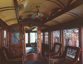 Interior de un tren