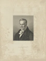 Retrato de Alexander von Humboldt, c. 1850