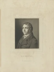 Retrato de Barthold Georg Niebuhr 1776-1831, c. 1830-1840