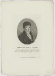 Retrato de Girolamo Crescentini 1762-1846, después de 1800
