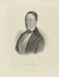 Retrato del pianista y compositor Charles Mayer