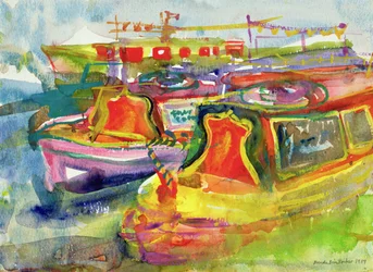 Barcos en el canal, 1989
