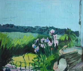 Iris en el Jardín