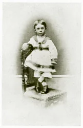 Aubrey Beardsley, a los 2 años y 3 meses