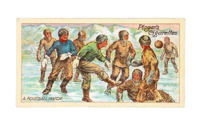 Un partido de fútbol en Winter Quarters