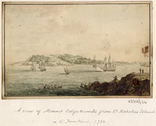 Serie de bocetos, vistas en Gran Bretaña, el continente y América 1772-1778 (acuarela)