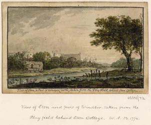 Serie de bocetos, vistas en Gran Bretaña, el continente y América 1772-1778 (acuarela)