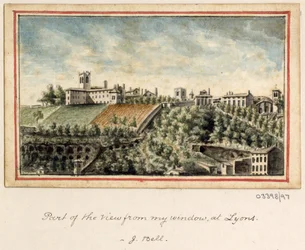 Serie de bocetos, vistas en Gran Bretaña, el continente y América 1772-1778 (acuarela)