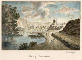 Serie de bocetos, vistas en Gran Bretaña, el continente y América 1772-1778 (acuarela)