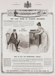 Anuncio de The Gramophone Comany