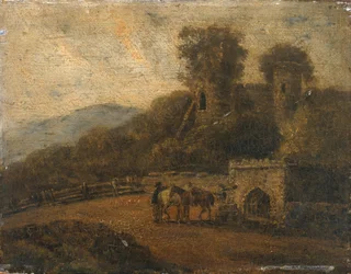 Castell Coch (óleo sobre tabla)