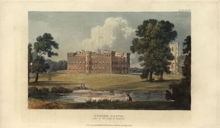 Castillo de Enmore, Somerset, sede del Conde de Egmont.
