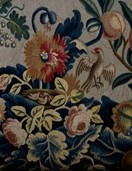 Patrón floral, (detalle)