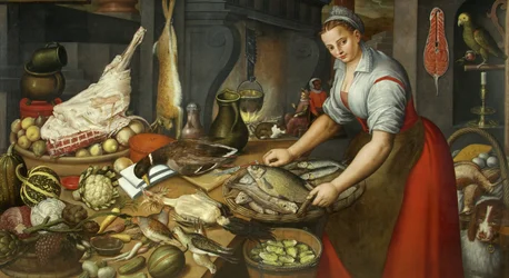 Despensa llena, c.1700