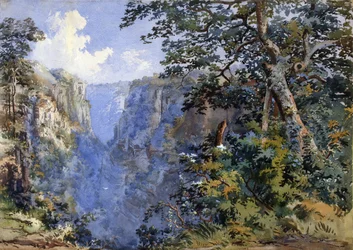 Pachmarhi, Madhya Pradesh (acuarela)