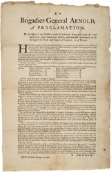 Proclamación a los oficiales y soldados del Ejército Continental, 20 de octubre de 1780