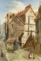 Steep Street (óleo sobre lienzo)