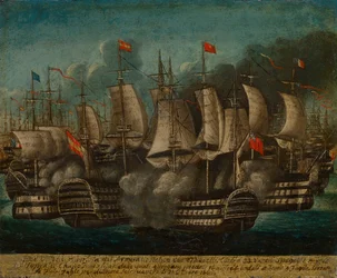 La batalla de Trafalgar, 21 de octubre de 1805", British School