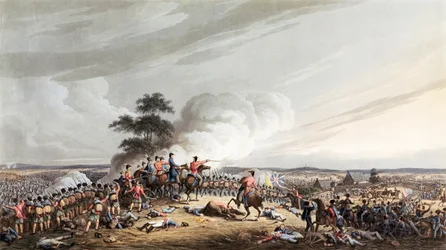 La batalla de Waterloo, 18 de junio
