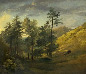 Vista cerca de Keswick; Noche