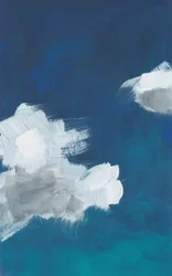 Nubes azules abstractas