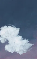 Nubes nocturnas índigo