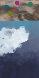 Un paisaje nuboso lleno de vida
