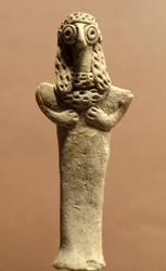 Figurilla de Asera, Cananea, 999-600 a.C. (arcilla)
