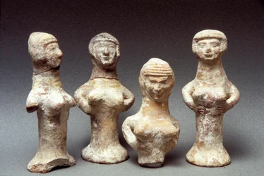 Figurillas de Asera, Cananea, 999-600 a.C. (arcilla)