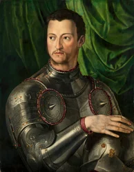 Cosme I de Médicis con armadura