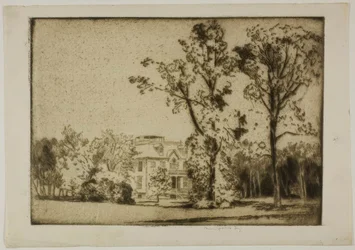 Casa de Charles Deering en Evanston, vista frontal