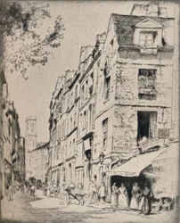 Cour des Halles, calle St Jacques