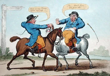 Cada pícaro es un cobarde, publicada por Hannah Humphrey en 1801