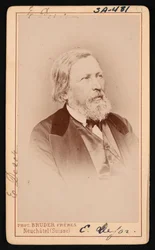 Retrato de Pierre Jean Edouard Desor 1811-1882, antes de 1882