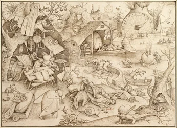 Acedia Pereza De la serie Siete Pecados Capitales, 1557