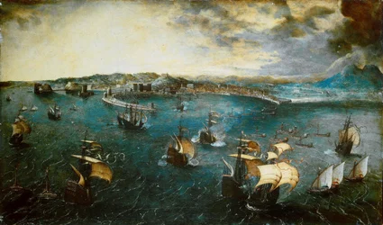 Vista de la bahía de Nápoles, ca 1550-1565