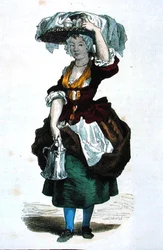 Vendedor de crema en 1774