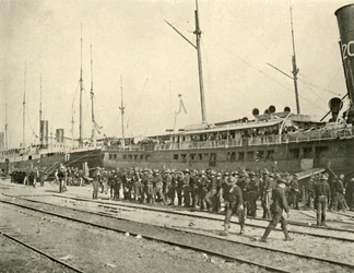 13ª Infantería después del Ejercicio, Guerra Hispanoamericana, junio 1898, 1899