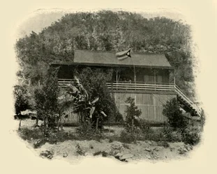 Cuartel general cubano en Daiquiri, Guerra Hispanoamericana, junio de 1898, 1899