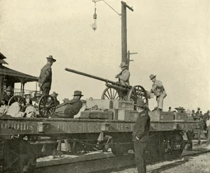 Sargento Borrowe y el cañón de dinamita, Guerra Hispanoamericana, junio de 1898, 1899