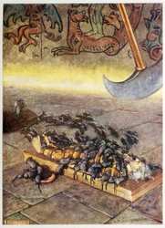 Se amontonaron sobre mí en montones cada vez mayores, de Selected Tales of Mystery, pub. 1909