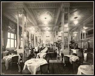 Comedor en el Hotel Robert Treat, Newark, Nueva Jersey, 1916